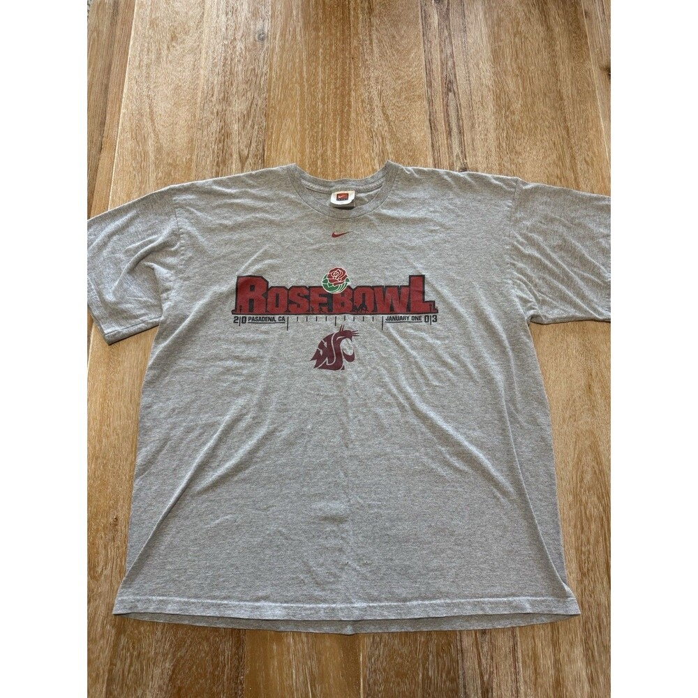 Vtg 2003 Rose Bowl Washington State Cougars Shirt Mens XL Nike Made in USA WSU